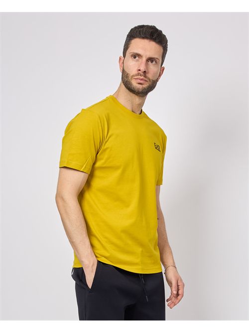 T-shirt girocollo EA7 con logo a contrasto EMPORIO ARMANI EA7 | 8NPT25-PJVPZU7036